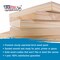 Unfinished Cradled Wood Panels for Painting, 5 Pack of 5x5 inch - Studio Birch Wooden Canvas Boards 3/4" Deep - Mixed-Media Craft, Acrylic, Oil, Encaustic, Paint Pouring Panel Board